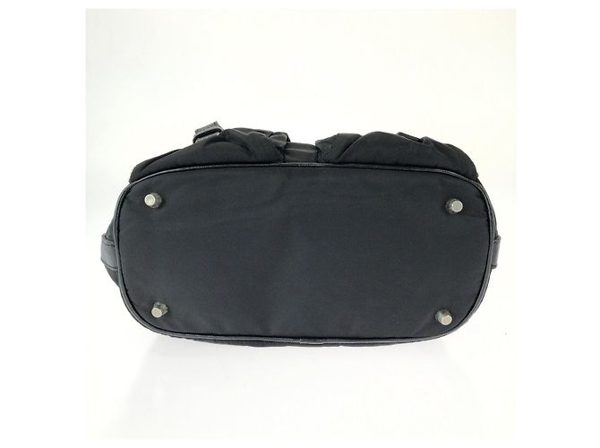 Bolso de hombro Prada Tessuto Negro - vista 10