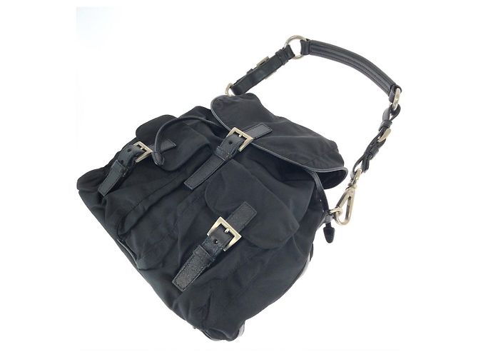 Bolso de hombro Prada Tessuto Negro - vista 5