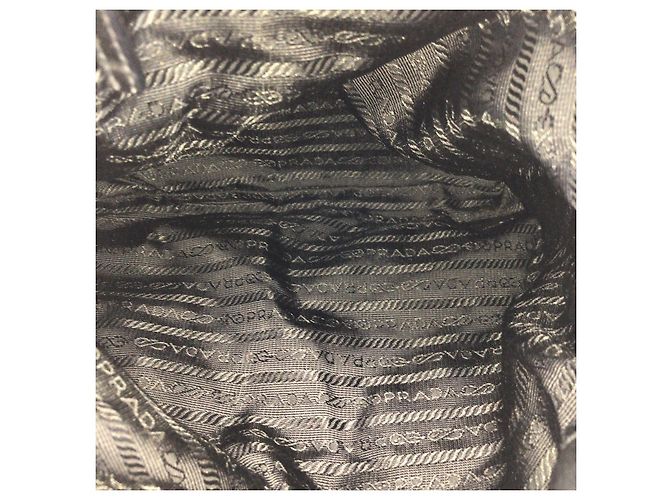 Bolso de hombro Prada Tessuto Negro - vista 9
