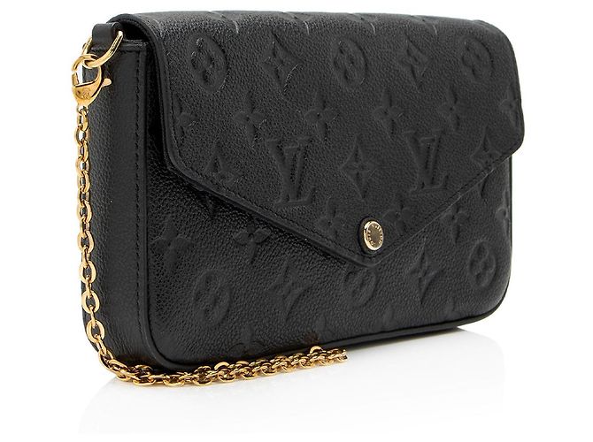 Louis Vuitton Monogram Empreinte Felicie Pochette Schwarz - Ansicht 2