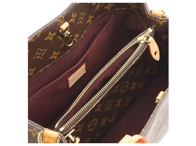 Bolsa Louis Vuitton Monogram Montaigne MM Marrom - vista 5