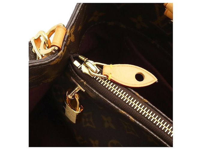 Bolsa Louis Vuitton Monogram Montaigne MM Marrom - vista 6