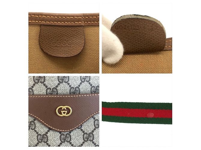 Gucci Sherry Line GG Supreme Tote Bag Braun Beige - Ansicht 3