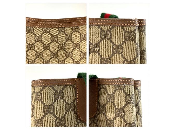Gucci Sherry Line GG Supreme Tote Bag Braun Beige - Ansicht 5