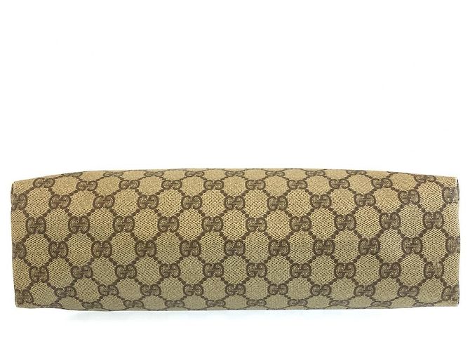 Gucci Sherry Line GG Supreme Tote Bag Braun Beige - Ansicht 9
