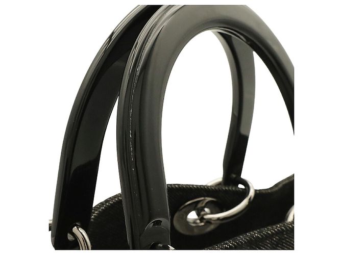 Autre Marque Dior Lady Dior Cannage Tote Bag Schwarz - Ansicht 5
