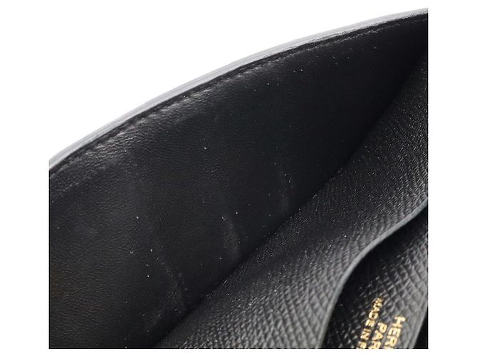 Hermès Portafoglio lungo Hermes Bearn Soufflet Nero - vista 7