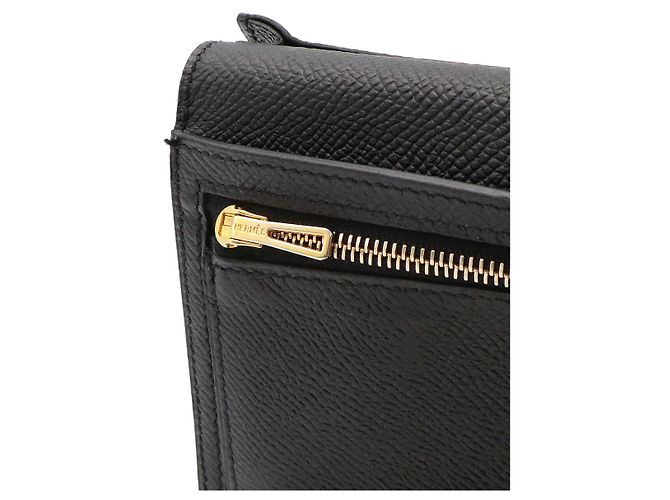Hermès Portafoglio lungo Hermes Bearn Soufflet Nero - vista 9