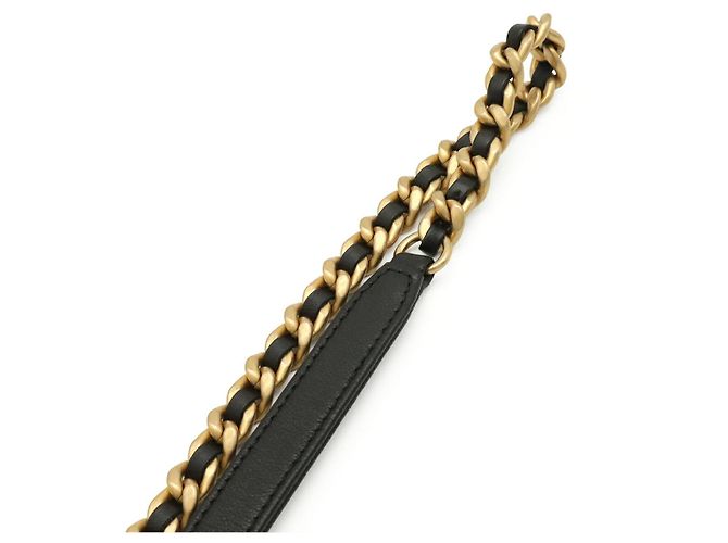 Bolsa de Ombro 2-way Chanel V-Stitch com Alça de Mão Preto - vista 5