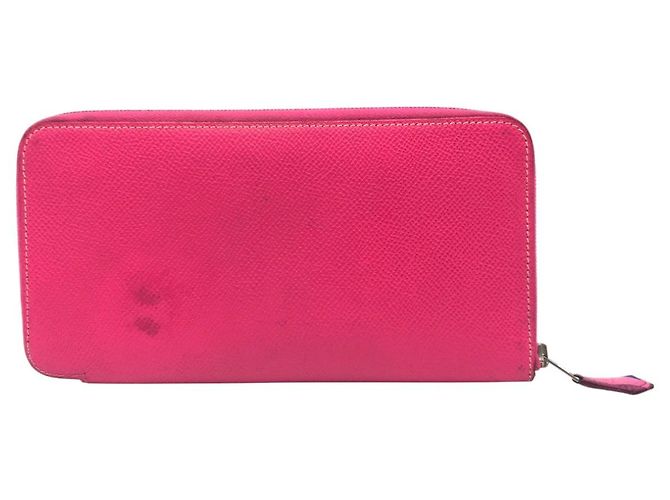 Hermès Portafoglio lungo Hermes Azap Long Silk In Rosa - vista 2