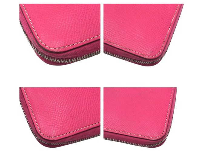 Hermès Portafoglio lungo Hermes Azap Long Silk In Rosa - vista 4