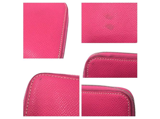 Hermès Portafoglio lungo Hermes Azap Long Silk In Rosa - vista 7
