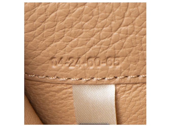 Chloé Carteira Chloe Alphabet Trifold em pele de vitelo Marrom - vista 4