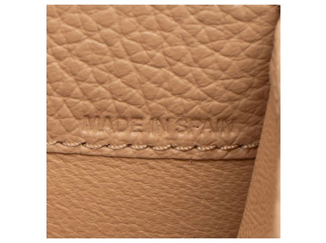 Chloé Carteira Chloe Alphabet Trifold em pele de vitelo Marrom - vista 8