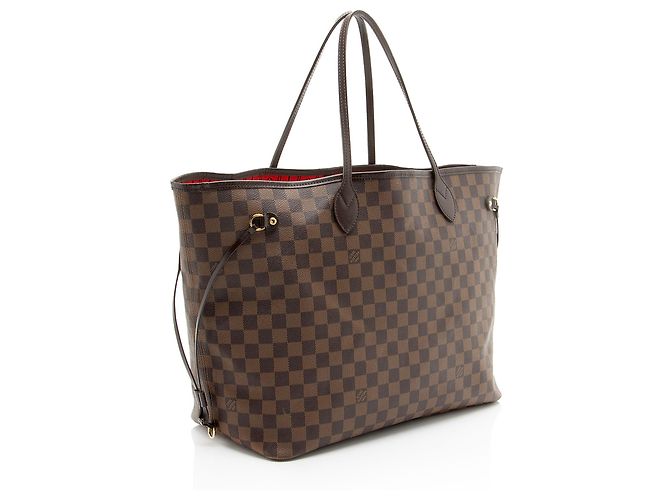 Saco Louis Vuitton Damier Ebene Neverfull GM Tote Marrom - vista 2