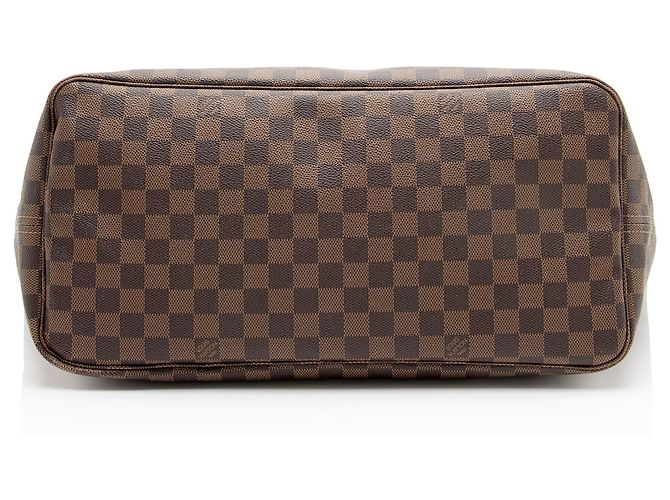 Saco Louis Vuitton Damier Ebene Neverfull GM Tote Marrom - vista 4