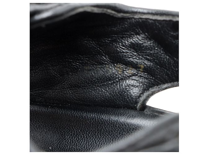 Gabrielle Sandali Chanel Dad CC in vitello con Velcro - Taglia 9 / 39 - VENDITA FINALE Nero - vista 4