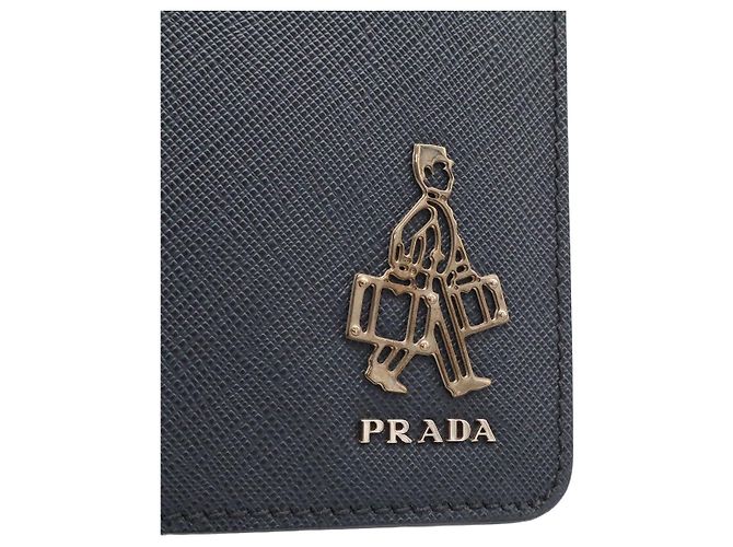 Prada Saffiano Clutch Blau - Ansicht 7