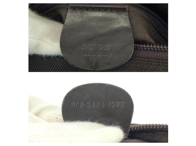 Borsa Gucci Bamboo 2way Marrone - vista 4