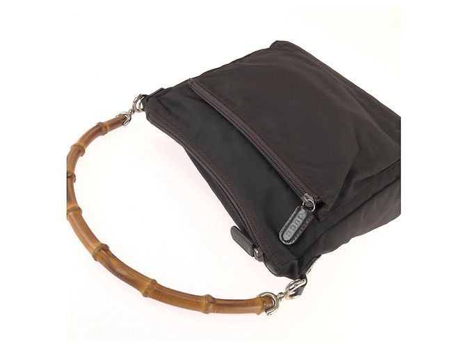 Borsa Gucci Bamboo 2way Marrone - vista 5
