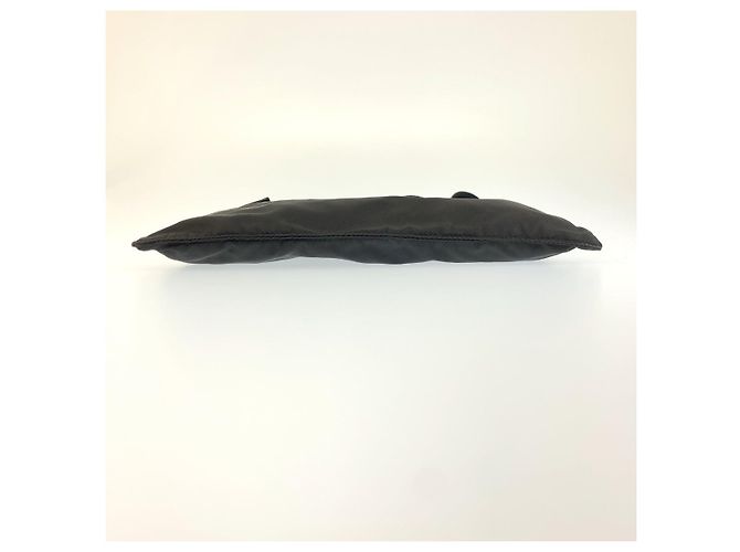 Pochette Prada Tessuto avec logo triangle Noir - vue 10
