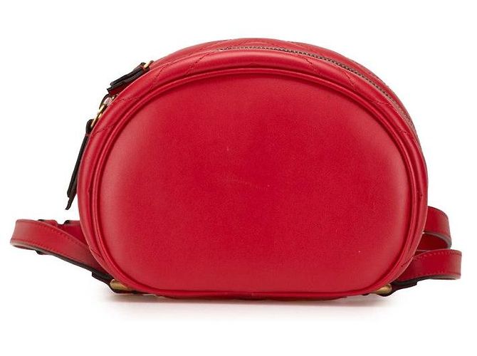 Zaino Vanity Gucci GG Marmont Rosso - vista 3