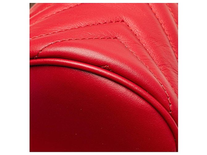Zaino Vanity Gucci GG Marmont Rosso - vista 6