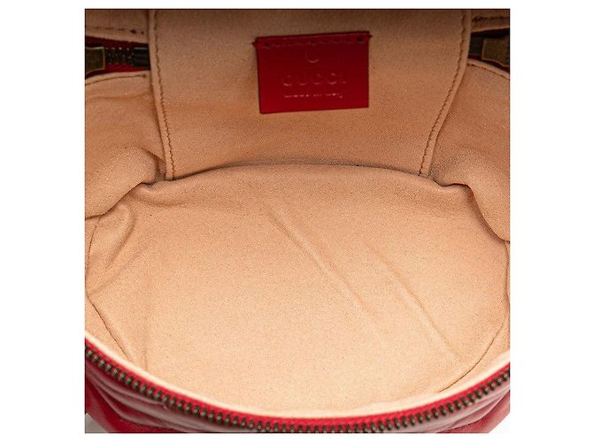 Zaino Vanity Gucci GG Marmont Rosso - vista 8