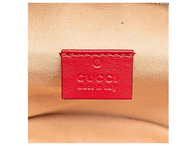 Zaino Vanity Gucci GG Marmont Rosso - vista 9