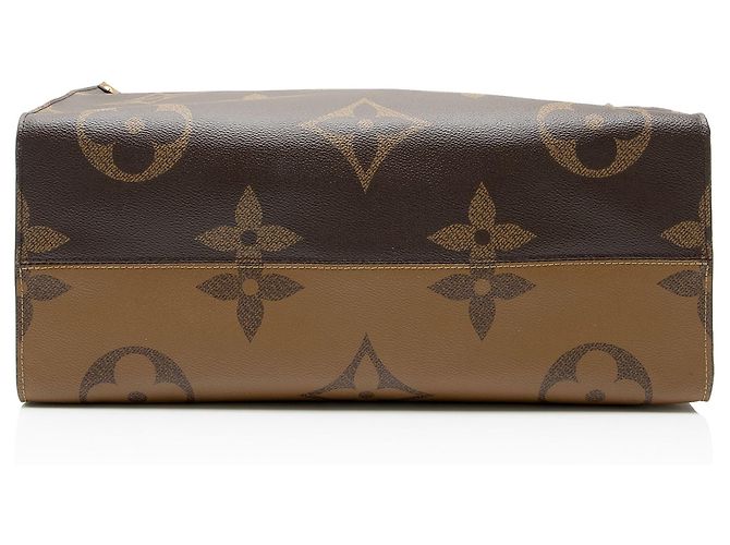 Bolso Tote Louis Vuitton Onthego GM Giant Monogram Canvas Castaño - vista 4