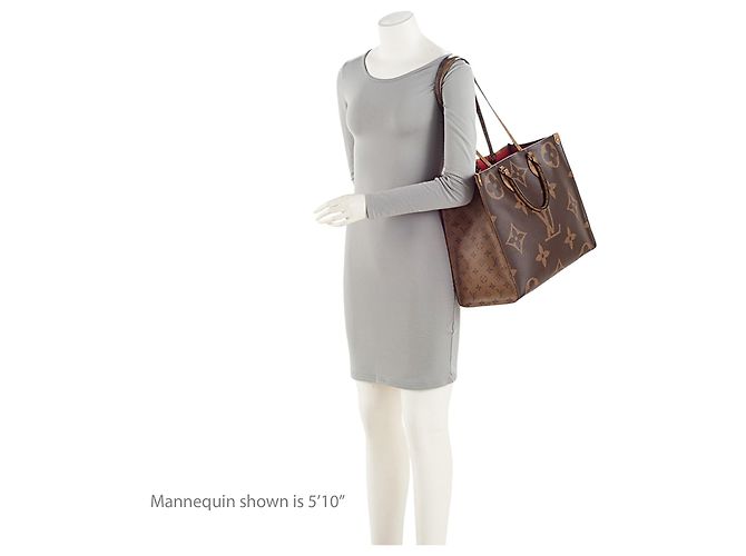 Bolso Tote Louis Vuitton Onthego GM Giant Monogram Canvas Castaño - vista 5