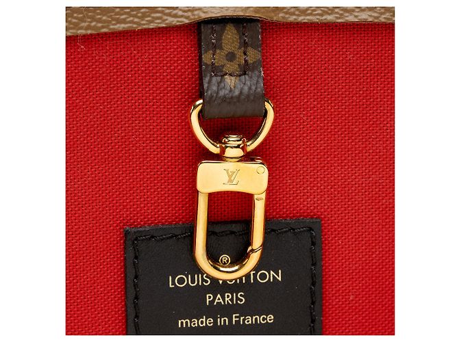 Bolso Tote Louis Vuitton Onthego GM Giant Monogram Canvas Castaño - vista 9