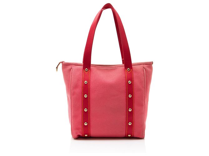 Louis Vuitton Vintage Canvas Antigua Cabas MM Tote Rosa - vista 3