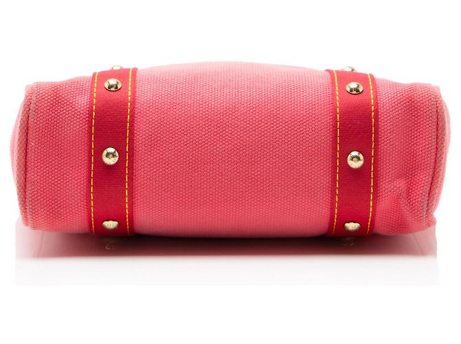 Louis Vuitton Vintage Canvas Antigua Cabas MM Tote Rosa - vista 4