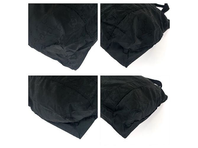 Bolso Tote Plegable Gucci Teddy Bear Negro - vista 4