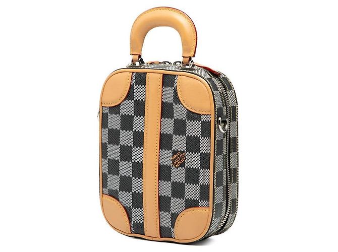 Bolsa de mão 2Way Louis Vuitton Damier Vertical Multicor - vista 2