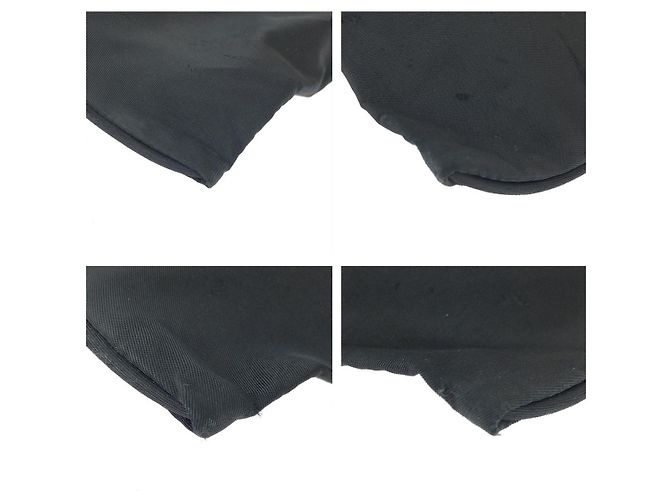 Tote Sacola Prada Tessuto com logo triangular Preto - vista 3
