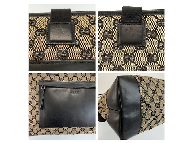 Bolso Tote Gucci GG Canvas Negro - vista 5