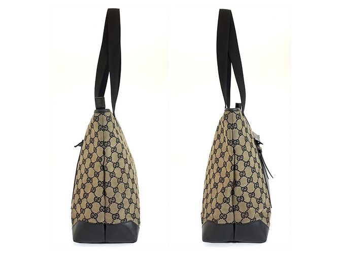 Bolso Tote Gucci GG Canvas Negro - vista 7