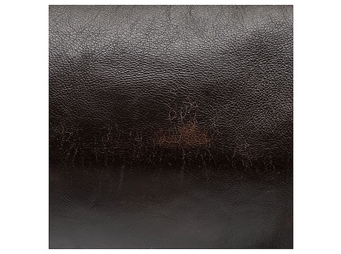 Prada Schultertasche aus distressed Nappa-Leder Braun - Ansicht 10