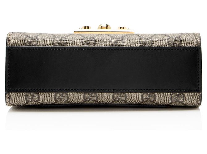 Gucci GG Supreme Padlock Small Schultertasche Braun Beige - Ansicht 4