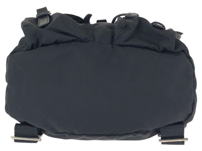 Zaino Prada Tessuto con logo triangolare Nero - vista 10