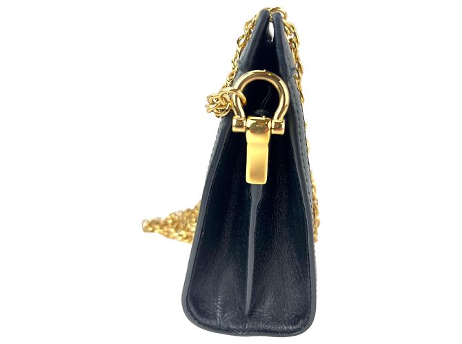 Bolsa de Ombro Gucci Ophidia em Couro com Faixa Web Preto - vista 3
