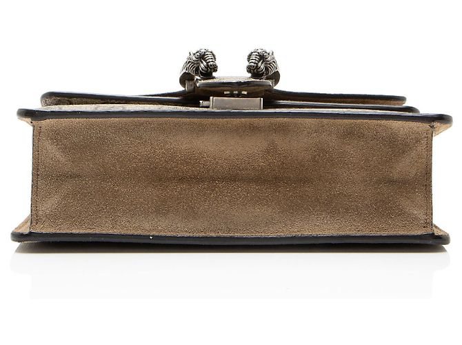 Borsa a tracolla piccola Gucci GG Supreme Dionysus Marrone Beige - vista 4