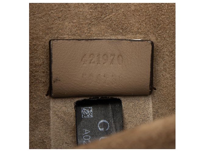 Borsa a tracolla piccola Gucci GG Supreme Dionysus Marrone Beige - vista 6