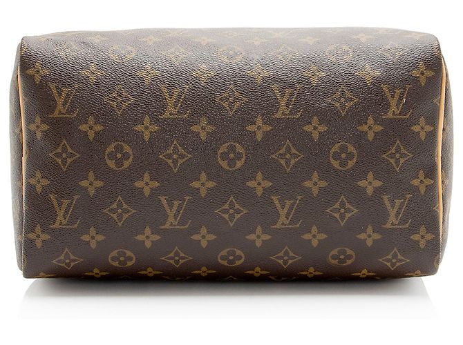 Bolso Louis Vuitton Monogram Canvas Speedy 30 Castaño - vista 4