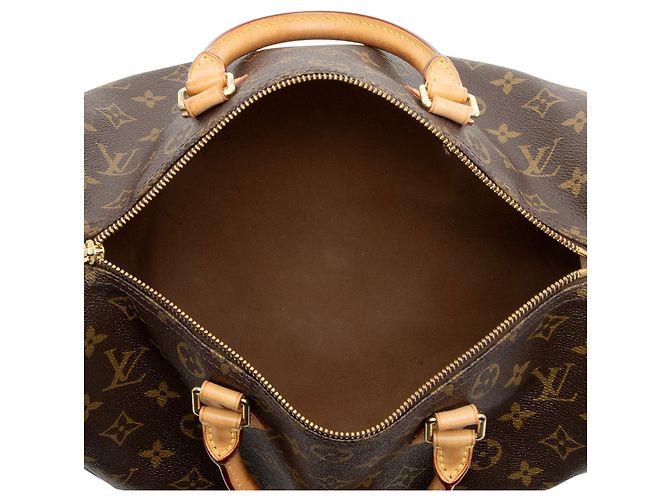 Bolso Louis Vuitton Monogram Canvas Speedy 30 Castaño - vista 7