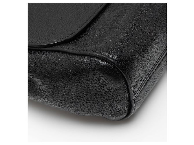 Mulberry Glossy Goat Lily Medium Schultertasche Schwarz - Ansicht 10