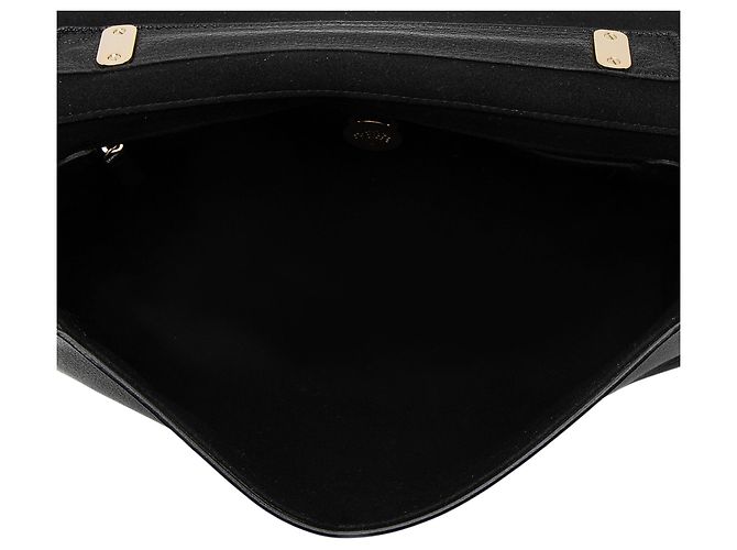 Mulberry Glossy Goat Lily Medium Schultertasche Schwarz - Ansicht 7
