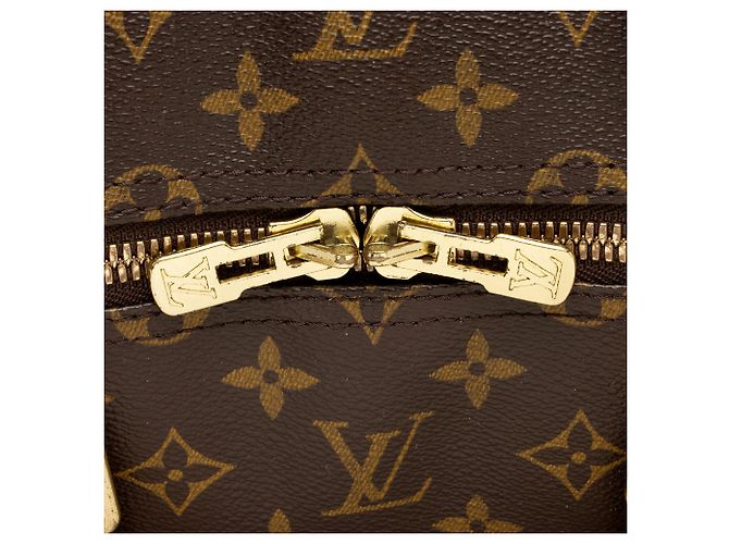 Louis Vuitton Vintage Monogram Canvas Keepall Bandouliere 55 Duffle Marrone - vista 9